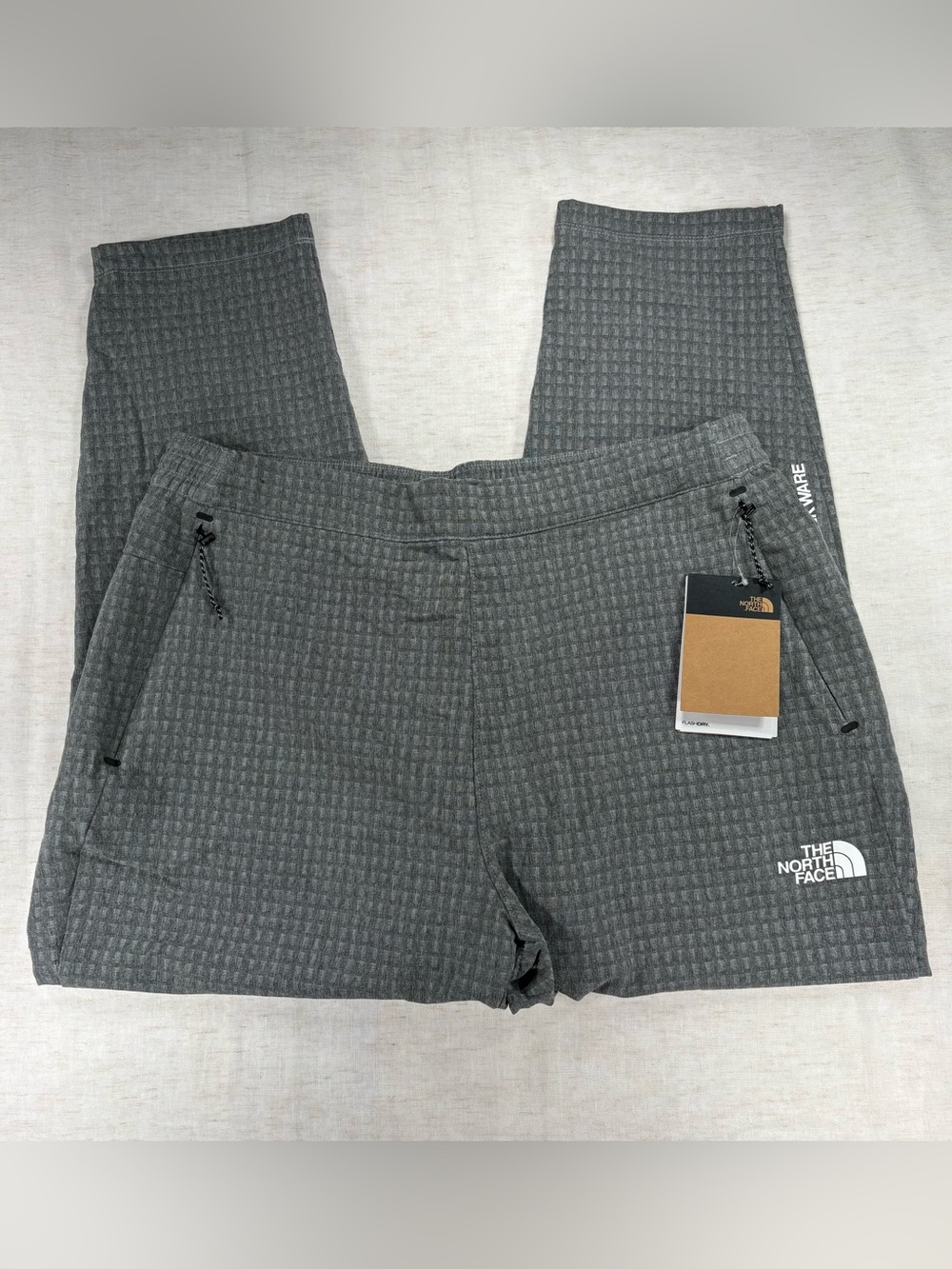 NWT The North Face Tekware Grid Matching Set 1/4 Zip & Pants Grey Large - Picture 6 of 10